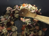 Pasta al huevo en olla newcook