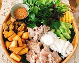 Hình bước làm 5 của món Bún đậu mắm tôm