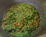 A picture of step 7 of Creamy Palak paneer.