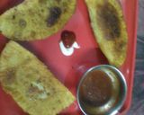 A picture of step 1 of Paneer veg kachori.