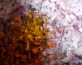 A picture of step 2 of Stuffed Egg paratha.
