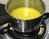 A picture of step 3 of Orange Kheer/ Kheer Komola.