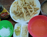 Foto langkah ke 1 dari resep Sup Asparagus Kepiting Simple.
