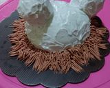 Foto langkah ke 7 dari resep 3D Chicken Cake.