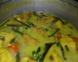 Foto langkah ke 4 dari resep Tahu santan pedas #day16.