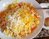 Foto del paso 6 de la receta: Ensaladilla sobre barcas de pan de gambas