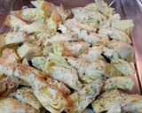 Foto del paso 4 de la receta: Salmón con alcachofas al horno