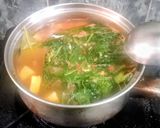 Foto langkah ke 7 dari resep Sayur Asem Talas Daun Ubi.