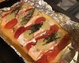 Une image de l'étape 9 de Pavé de saumon au thym frais,tomates et citron vert (riz Halloween).
