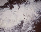A picture of step 1 of Azaadi cake.