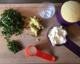 A picture of step 1 of Instant Suji Vada.