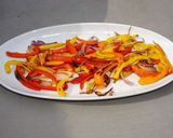 A picture of step 3 of FAJITAS WITH GRILLED BEEF AND PEPPERS. JON STYLE.