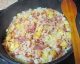 Foto del paso 1 de la receta Plumas con bacon y piña