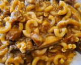 Foto del paso 6 de la receta Fideuá de presa ibérica, chorizo y shiitake
