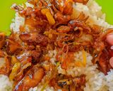 Foto langkah ke 7 dari resep Cumi asin daun jeruk cabe hijau.