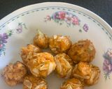 A picture of step 1 of Cabbage Manchurian.