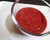 A picture of step 5 of Strawberry milk shake with dollop of strawberry ice cream.