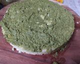 A picture of step 6 of Dhokla Cake.