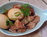 A picture of step 3 of Braised Sail Rib with Eggs.