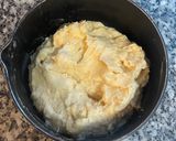 A picture of step 3 of Black Sesame Tapioca Bread.