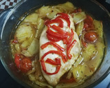 Foto del paso 3 de la receta: Pechuga de pollo al horno con guarnición