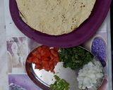 A picture of step 1 of Papad Churi.