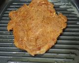 A picture of step 2 of Chicken steak with mesh potatoes 😋.