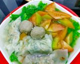 Foto langkah ke 12 dari resep Suikiaw isi(udang,kucai,kol,wortel).