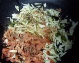 A picture of step 2 of Vegetable roll.