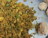 A picture of step 3 of Steamed Bafla Baati.