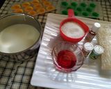 A picture of step 1 of Milky Pudding.