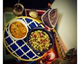 A picture of step 5 of Cranberries Kanda Poha.