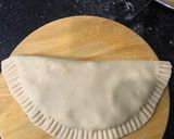 A picture of step 6 of Aloo ke parathe.