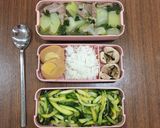 Hình bước làm 5 của món Day 12 : Canh đu đủ nấu sụn non, đùi gà bọc nấm, bí ngòi xào_eat1000