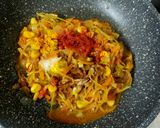 A picture of step 2 of PULAO from LEFTOVER VEGETABLE JALFREZI.