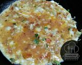 A picture of step 4 of Jhatphat omelette sandwich.