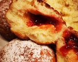 Pas rețetă Gogoși pufoase simple și umplute 5 fotografie