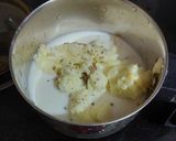 A picture of step 1 of Leftover Peda Kulfi.