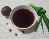 Hình bước làm 4 của món Trà la hán quả bông cúc trị ho