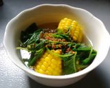 Foto langkah ke 4 dari resep Sayur Bayam Jagung Manis.