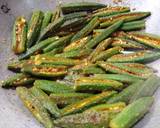 Stuffed bhindi (okra) with peanuts & coconut Masala recipe step 4 photo
