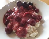 Kasza z kisielem wiśniowym krok przepisu 3 zdjęcie