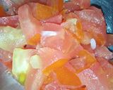 A picture of step 1 of Dosa(onion, tomato and egg).