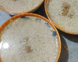Foto langkah ke 4 dari resep Nasi Tim Telur Asin.
