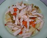 Foto del paso 8 de la receta: Arroz frío con omelette, pollo y verduras