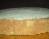 A picture of step 6 of White forest cake.