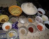 A picture of step 2 of Colorful Potato Rice.