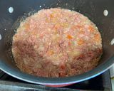 A picture of step 3 of Corned Beef Spaghetti.
