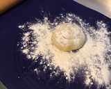 Une image de l'étape 2 de Tarte aux pêches de vigne pâte brisée aux deux laits.