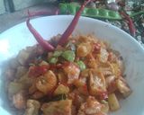 Foto langkah ke 5 dari resep Sambel Kentang + Udang + Pete.
